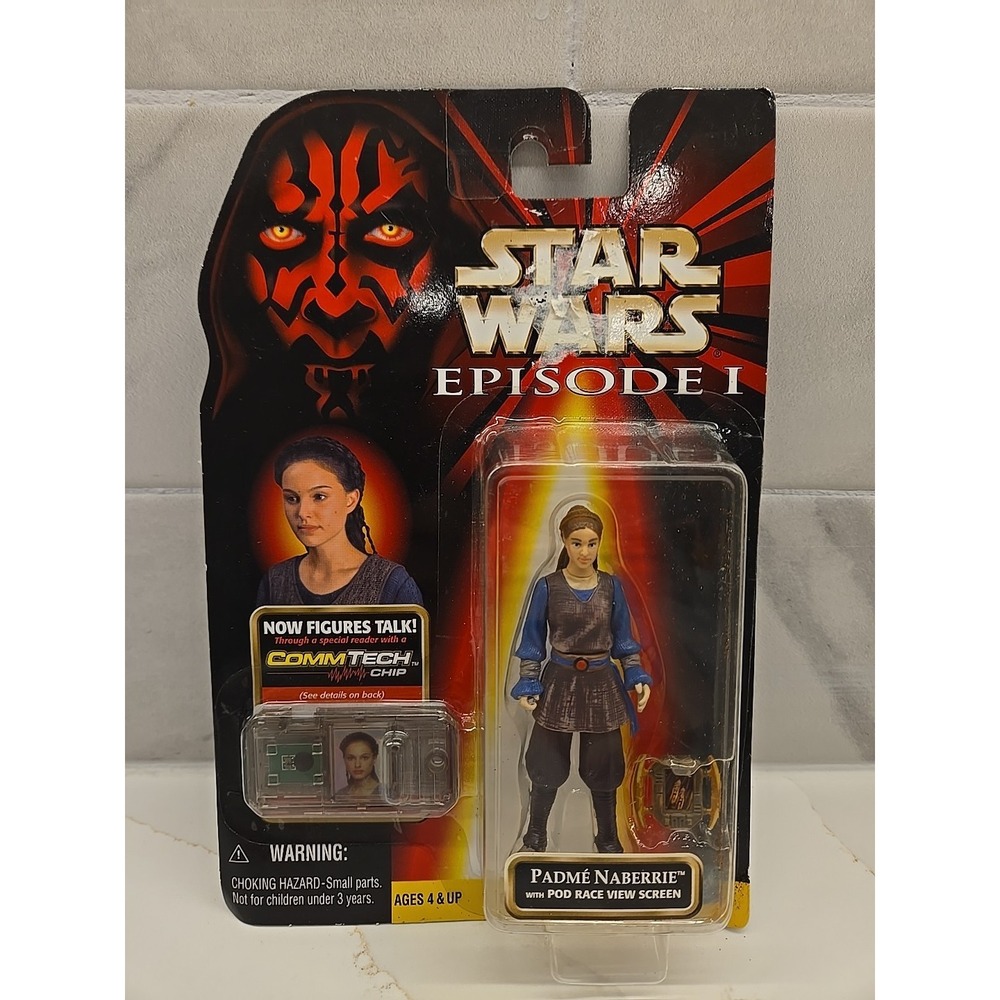 Star Wars Episode 1 Padme Naberrie Action Figure With CommTech Chip 1998